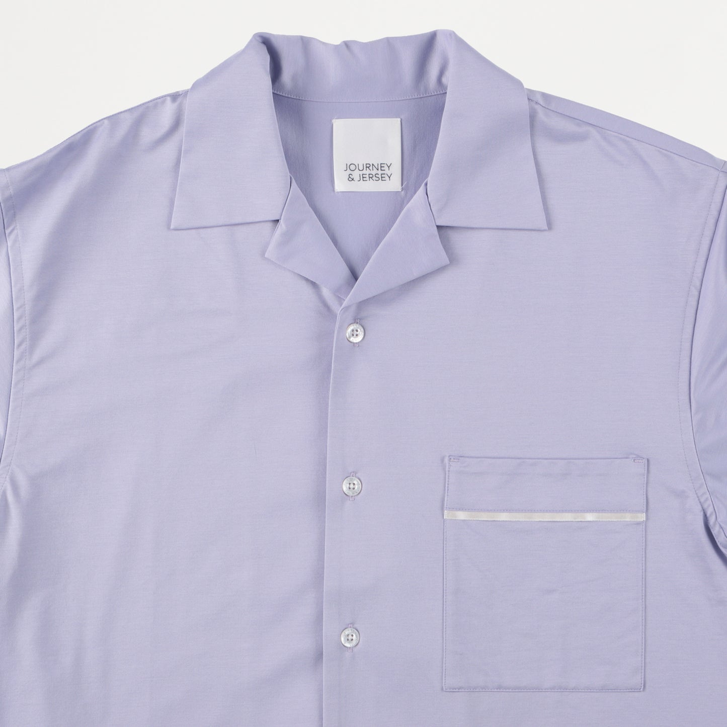 Shiny high-gauge basic shirts