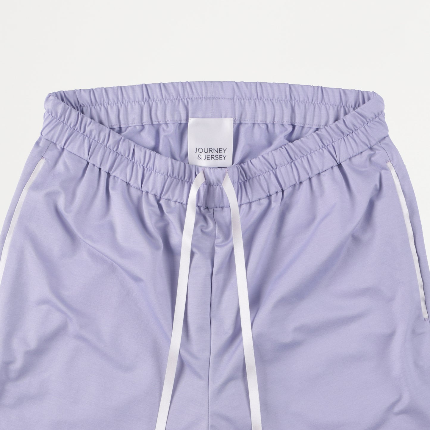 Shiny high-gauge relaxed shorts