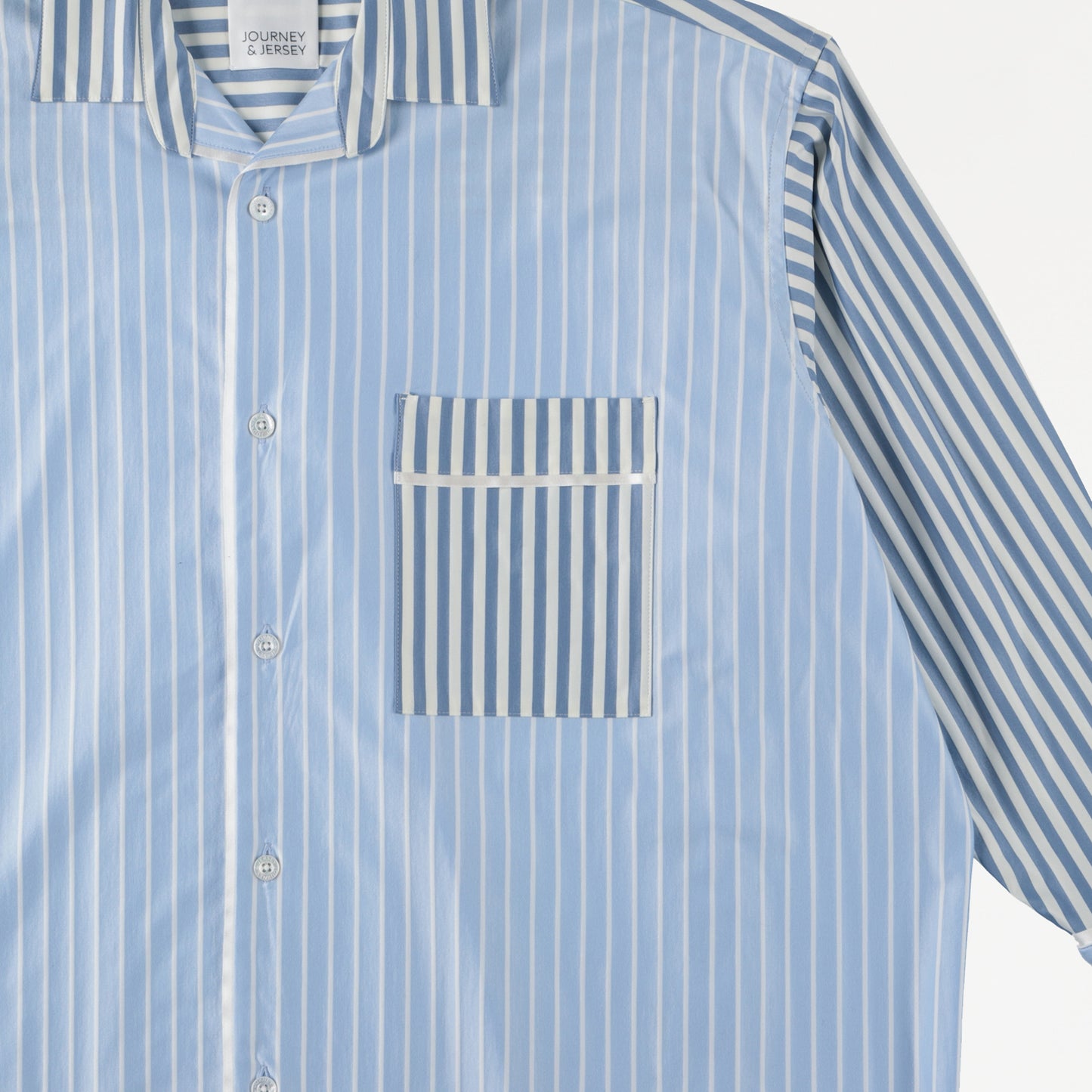 Mix stripe basic shirts