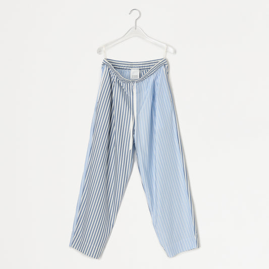 Mix stripe relaxed pants