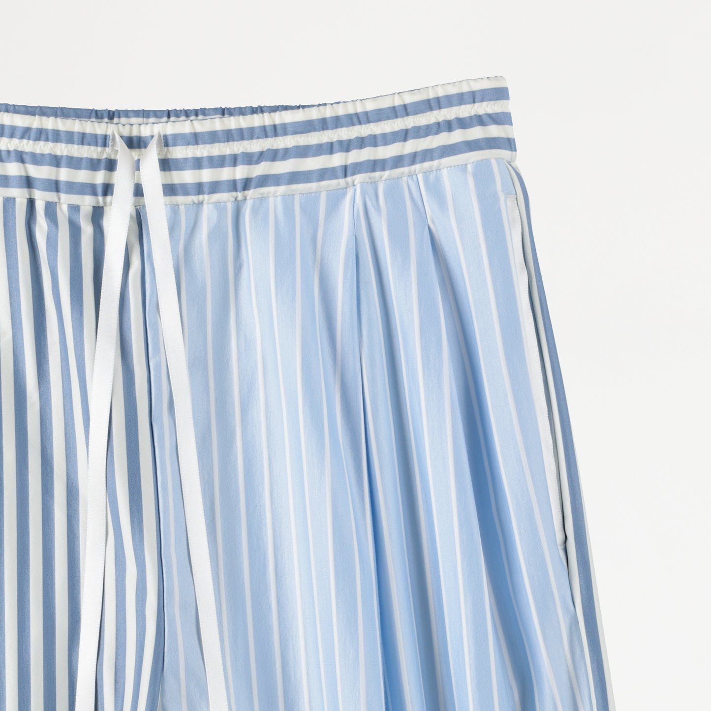 Mix stripe relaxed pants